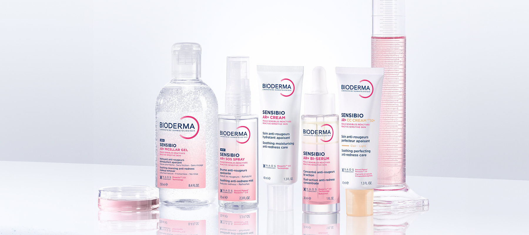 Linha de produtos Bioderma SENSIBIO AR+ 