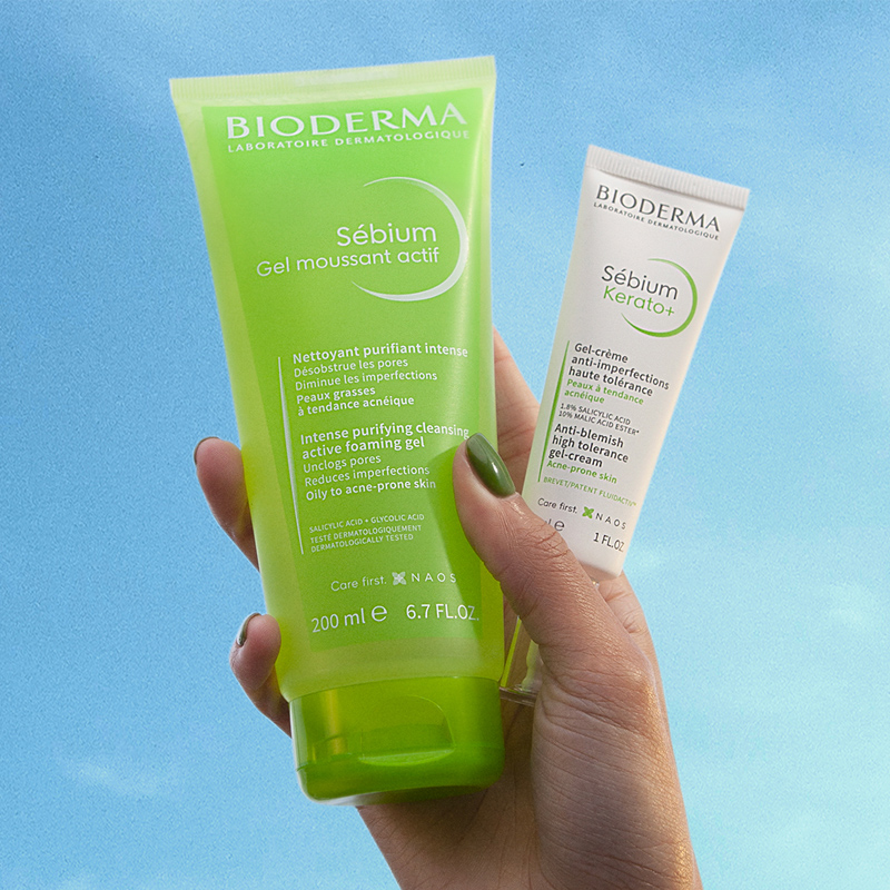 Duo Sébium: Gel Moussant Actif e Kerato+