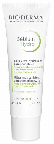 BIODERMA foto produto, Sebium Hydra 40ml, cuidado rehidratante para pele oleosa
