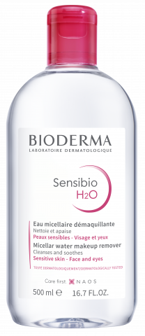 BIODERMA foto produto, Sensibio H2O 500ml, Água micelar para a pele sensível