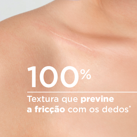 Textura que previne a fricção com os dedos