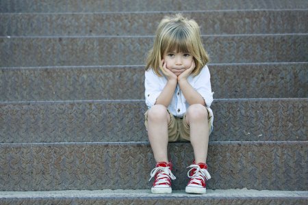 Your Skin - Child on stairs