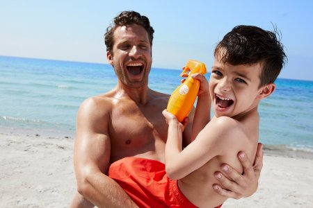 Bioderma - shooting Photoderm father and son