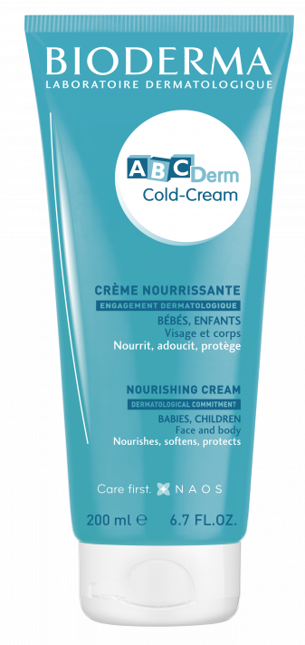 BIODERMA foto produto, ABCDerm Cold-cream 200ml hdratante para bebé, pele seca